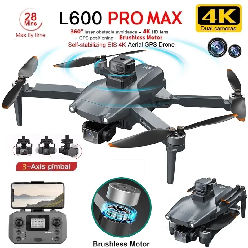 Drone Gps Module - L600 PRO MAX GPS Дрон Профессиональный