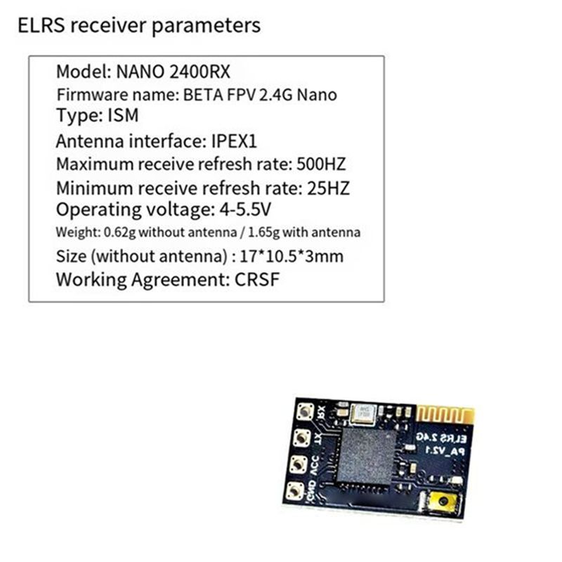 Drone Antenna - CYGJ-10PCS ELRS 2.4ГГц приемник NANO ExpressLRS