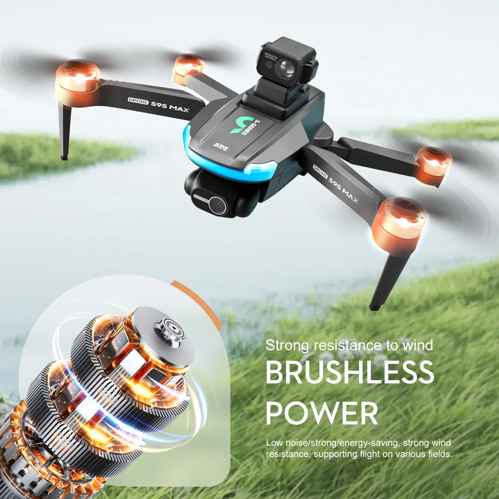 НОВЫЙ S9S MAX MINI Drone 4K 2- – обзор и цена Drone Gps Module