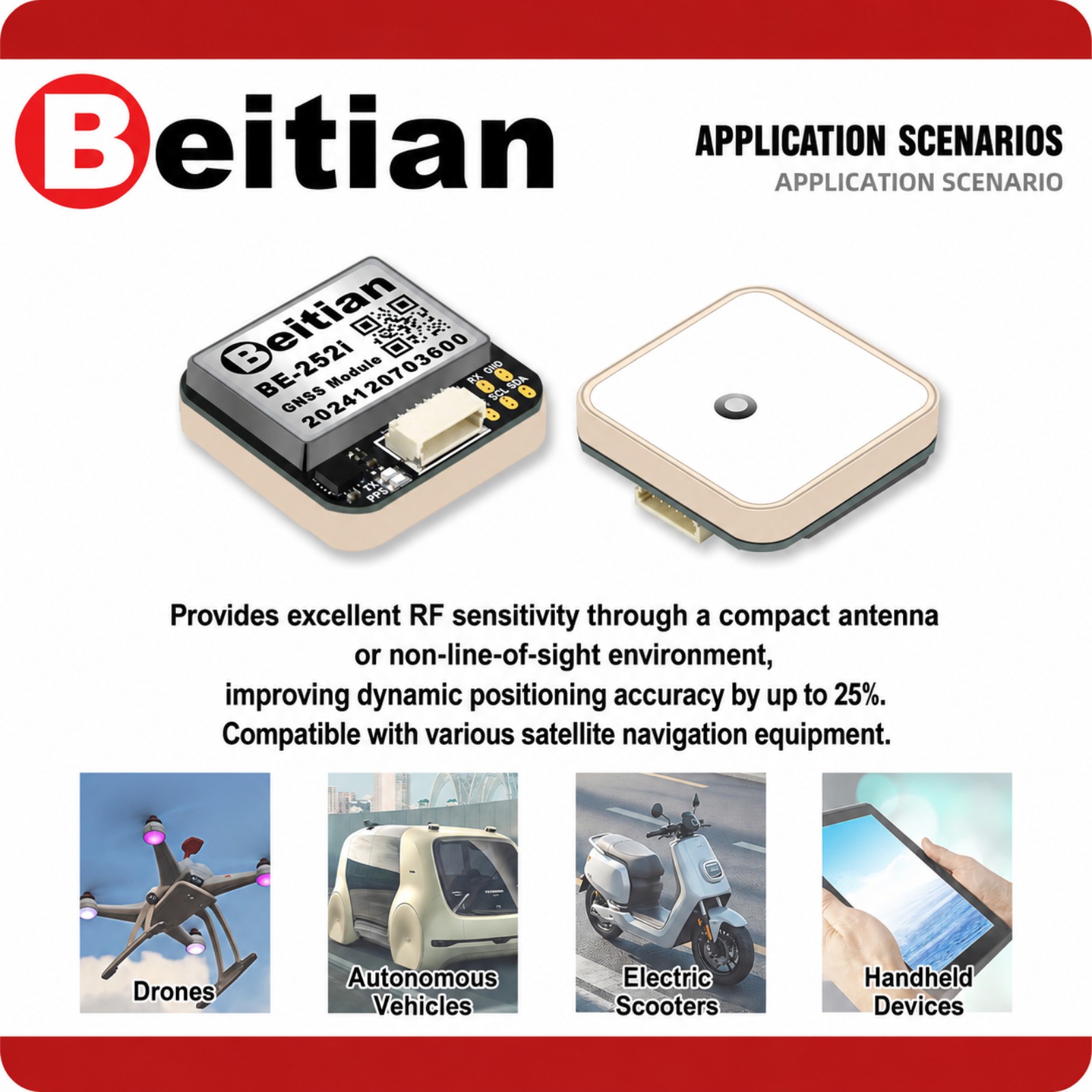 Модуль компаса Beitian M10 с т – обзор и цена Drone Gps Module